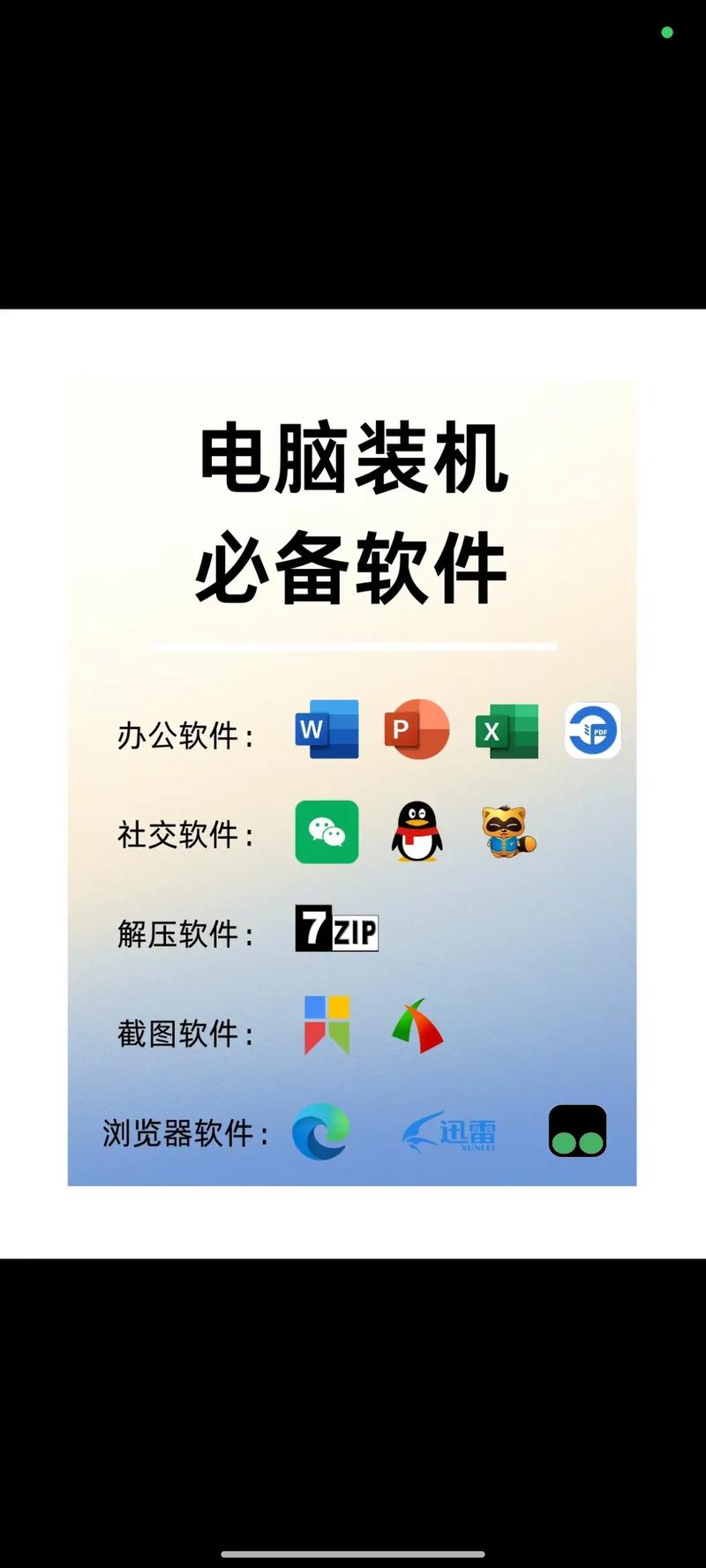 新電腦裝機(jī)必備 專業(yè)知識精準(zhǔn)推薦的辦公軟件清單